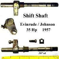 Shift Shaft Assy, 35/40 hp Evinrude /Johnson 1959/1970  