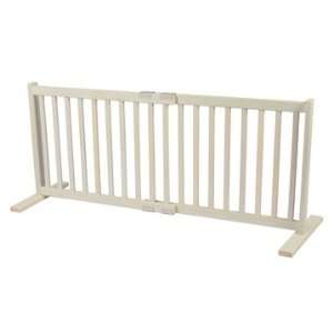  20 Inch Free Standing White Pet Gate