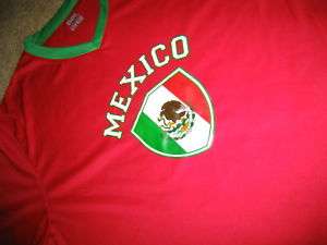NEW WITH TAG, ADULT SZ XL RED MEXICO GOL JERSEY SHIRT  