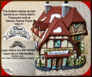   Treasures w/Theme Park Stamp Dept. 56 Disney Parks Village DPV D56
