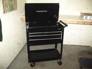 Great Lake Tools Heavy Duty Service Parts Cart Rolling Tool Box 