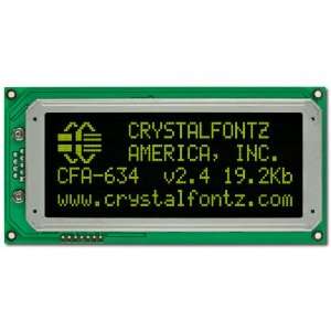  Crystalfontz CFA634 YDI KS 20x4 character LCD display 
