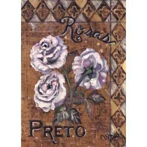  Rosas Preto   Poster by Shari White (5x7)