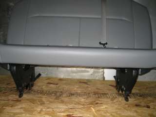 08 12 Ford Econoline Van 2nd Row 3 Passenger Gray Vinyl Bench Seat 