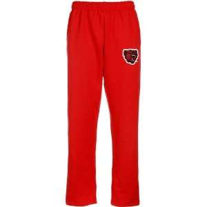   State Bears Logo Applique Sweatpants   Red