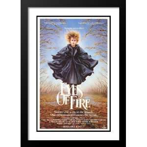  Eyes of Fire 20x26 Framed and Double Matted Movie Poster 
