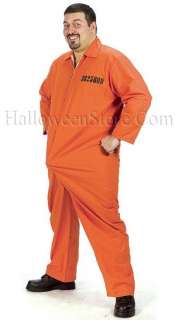   Official look orange corrections jumpsuit with built in erection