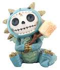 Furry Bones Scorchie The Dragon Collectible Skull Face Animal Figurine 