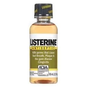  Listerine Antiseptic Mouthwash Original Travel Size 3oz 