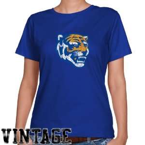  Memphis Tigers T Shirt  Memphis Tigers Ladies Royal Blue 