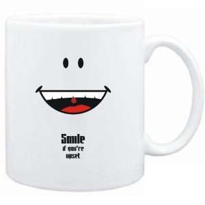  Mug White  Smile if youre upset  Adjetives
