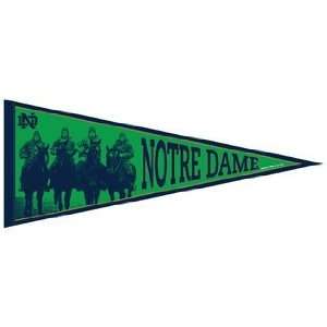 NCAA Notre Dame Irish Four Horsemen Pennants   Set of 3  