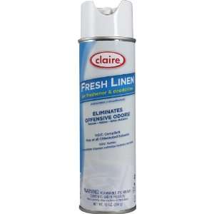 Claire C 163 10 Oz. Fresh Linen Air Freshener & Deodorizer Aerosol Can 