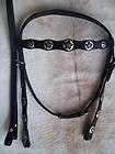   Western Horse Bridle Texas Star Conchos Includes Reins New Horse Tack