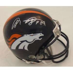 Shannon Sharpe Denver Broncos Signed New Mini Helmet  