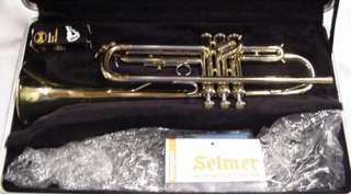 Blessing USA Scholastic trumpet w/Selmer trumpet care kit + New Bach 