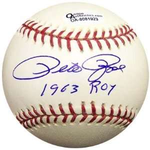     1963 ROY Online Auth.   Autographed Baseballs