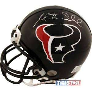  Matt Schaub Autographed Houston Texans Riddell Mini Helmet 