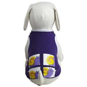    Dogit Tank Top   Purple with Snail design   Small Electronics