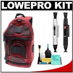  Lowepro SlingShot 200 AW (Bordeaux Red) Camera Backpack 