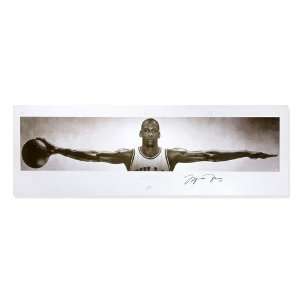  Michael Jordan Autographed Wings Poster