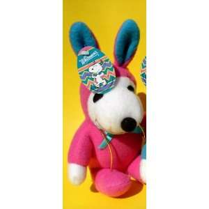   Peanuts Snoopy in Pink Bunny Rabbit Costume Doll Toy Toys & Games