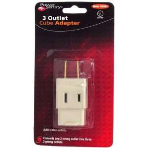  3 Outlet Cube Adapter
