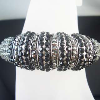 Marvelous Black agate silver GP bracelet BR33E  