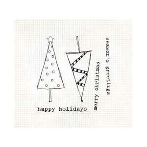 Fancy Pants Mini Clear Stamps   Happy Holidays