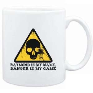 Mug White  Raymond is my name, danger is my game  Male Names  