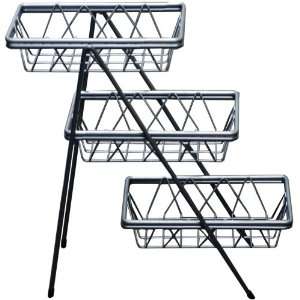 Dover Metals 3 Wire Baskets with Stand  Industrial 