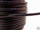 FEET OF BLACK COTTON CORD, ROUND, 3mm