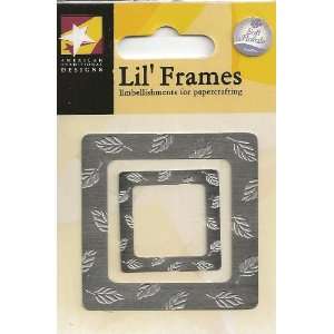  Silver Leaf Frame Metal Lil Frames for Scrapbooking 