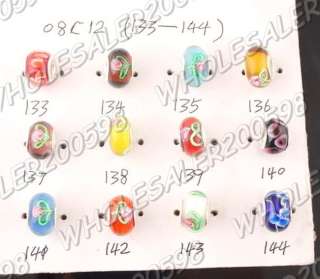 Lots 3480p 192Styles Glass Spacer Charms Beads 5MM Hole  