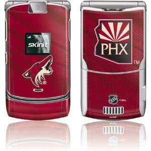  Phoenix Coyotes Home Jersey skin for Motorola RAZR V3 