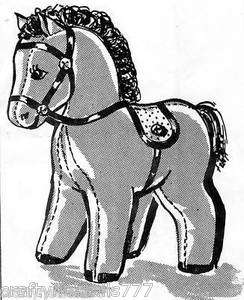 254 T Toy Pony 12 Wide x 10 Tall Vintage Sew Pattern  