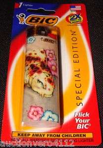 Collectible Special Edition Bic Lighter. Koi, Dice etc.  