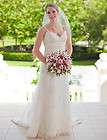 ALFRED ANGELO WEDDING DRESS SIZE 18/20 W/TRAIN LS & BEADED~CHEAPEST ON 