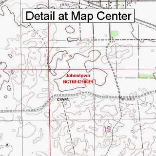  USGS Topographic Quadrangle Map   Johnstown, Nebraska 