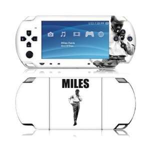   MS MDAV40014 Sony PSP Slim  Miles Davis  Stance Skin Electronics