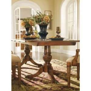  Kentwood Rectangular Double Pedestal Table with Top & Base 