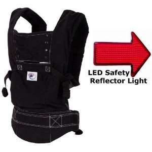  Ergo Baby BC6SP Sport Black Baby Carrier and LED Safety 
