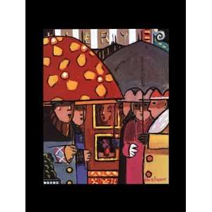  Opening in the Rain Poster by Tony Cacalano (18.00 x 24.00 