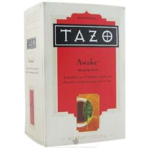 Tazo Awake Black Tea, 20 Bags per Box Grocery & Gourmet Food
