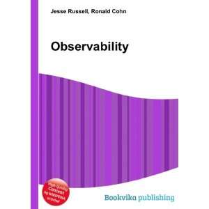  Observability Ronald Cohn Jesse Russell Books