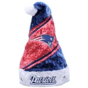  New England Patriots HIMO Colorblock Santa Hat