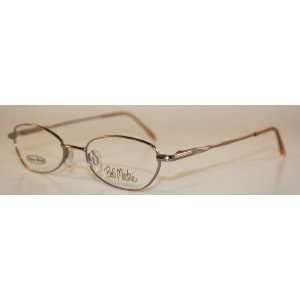Bob Mackie Ophthalmic Eyewear Plastic Oval 130 Matt Bronze Silver