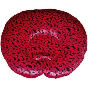    Hugger   Red Sculpted Pet Bed  Size 20 INCH   TEACUP