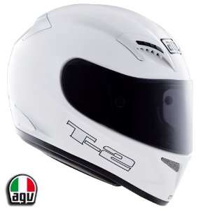  AGV T 2 Motorcycle Helmet Solid White Small AGV SPA 