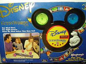 DISNEY GUESS WORDS GAME ELECTRONIC  